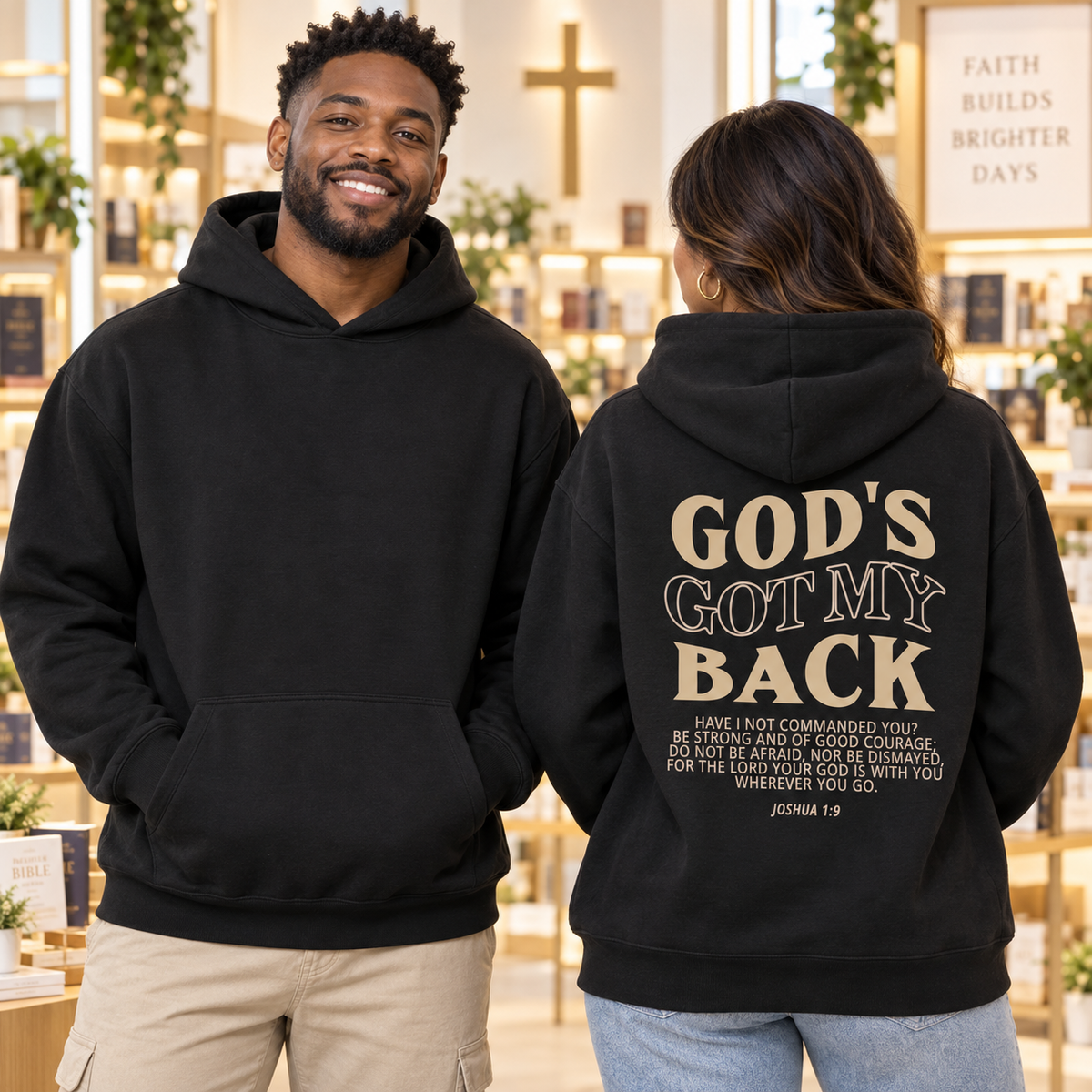 God’s Got My Back Unisex Christian Hoodie
