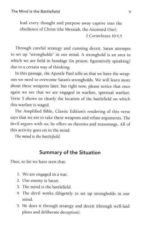 Battlefield Of The Mind, 30Th Anniversary Edition By: Joyce Meyer