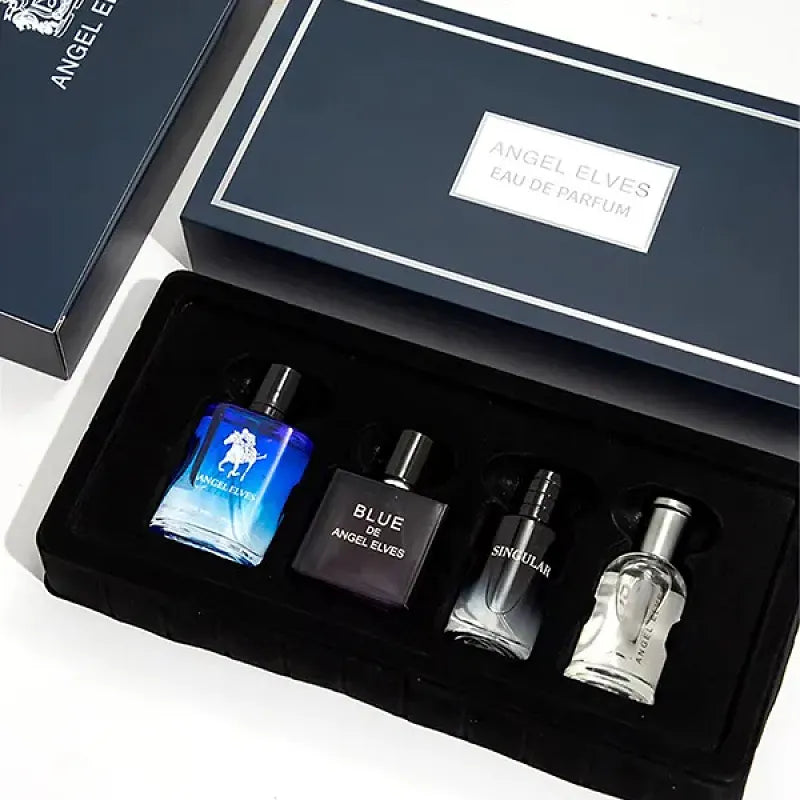 4 In 1 Long Lasting Angel Elves Eau de Parfum Gift Set For Men