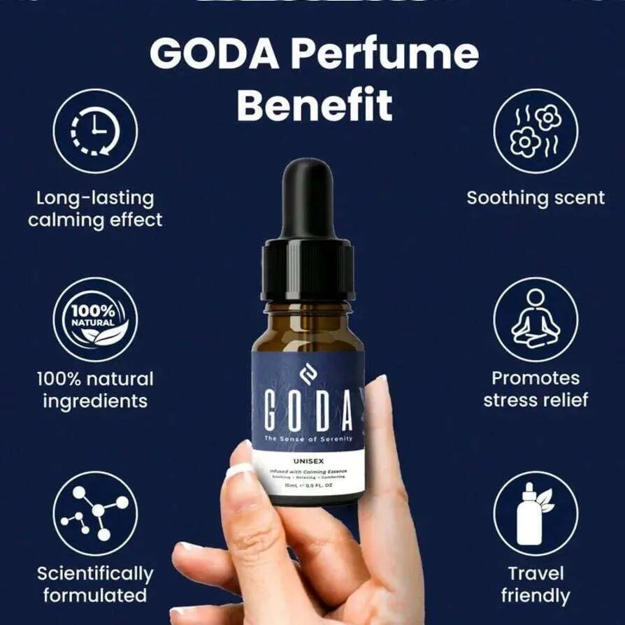 GODA Unisex Calming Fragrance With Lavender & Chamomile 15ml/0.50 Fl Oz