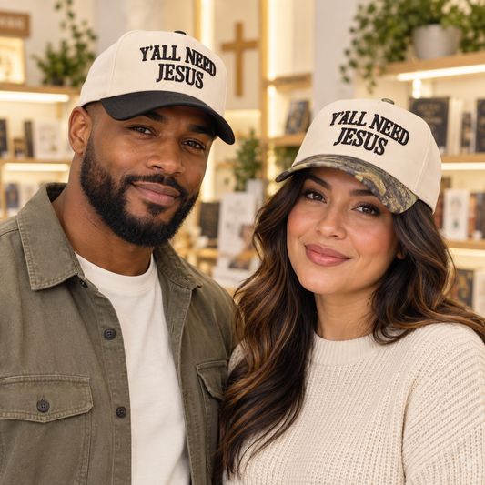 Y’all Need Jesus Unisex Embroidered Cap