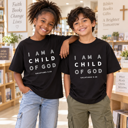 I Am a Child of God Kids’ Christian T-Shirt