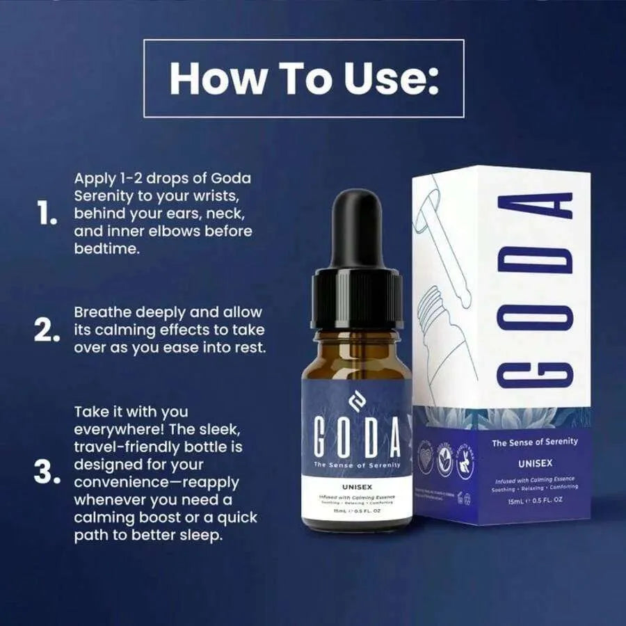 GODA Unisex Calming Fragrance With Lavender & Chamomile 15ml/0.50 Fl Oz