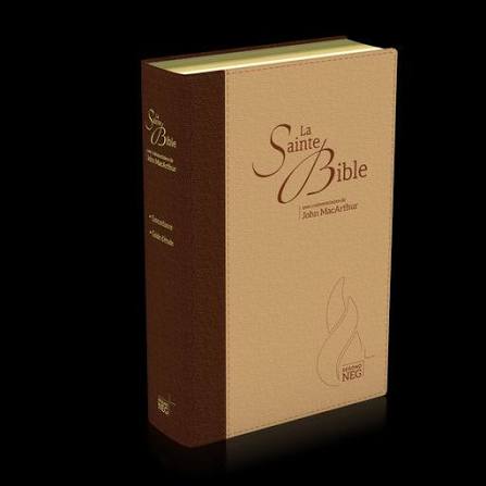 La Sainte Bible John MacArthur Beige